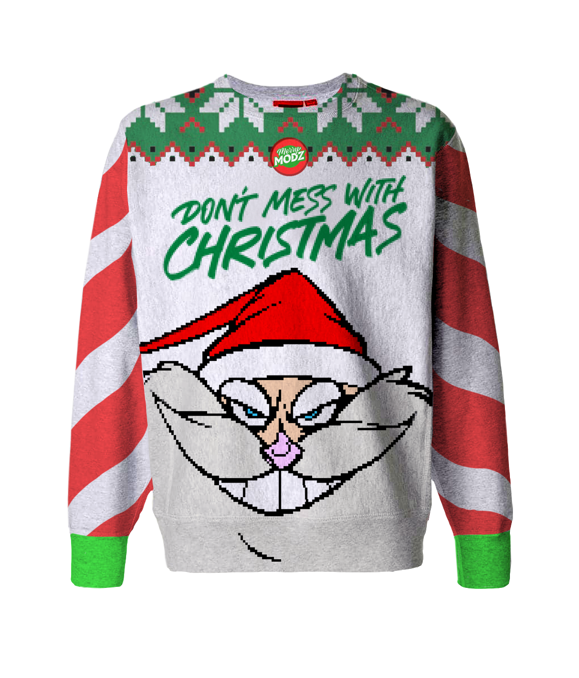 Don't Mess With Christmas Santa Sweater